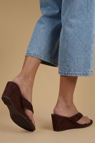 Sandales Compensées Karrie En Synthétique Avec Bride Entre Les Orteils | Taille 41 - Oasis - Modalova