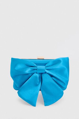 Pochette En Satin Azalée Avec Nœud Décoratif - Oasis - Modalova