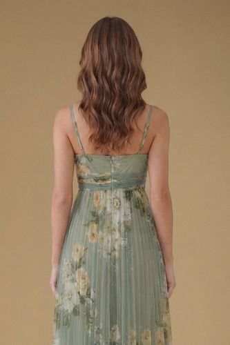 Robe Longue Plissée En Maille Pour Petite Taille | Taille 18 - Oasis - Modalova