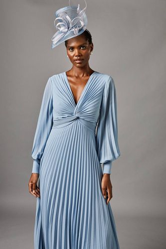 Robe Longue en Mousseline Plissée | Taille 42 - Coast - Modalova