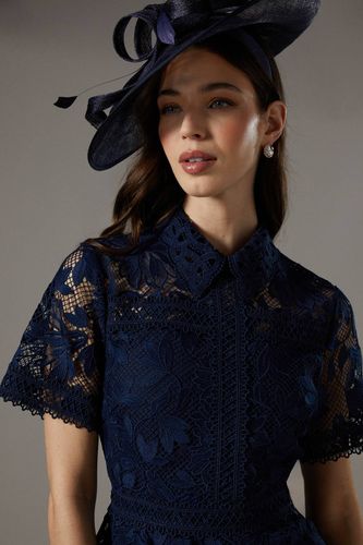 Robe Plissée à Haut en Dentelle | Taille 40 - Coast - Modalova
