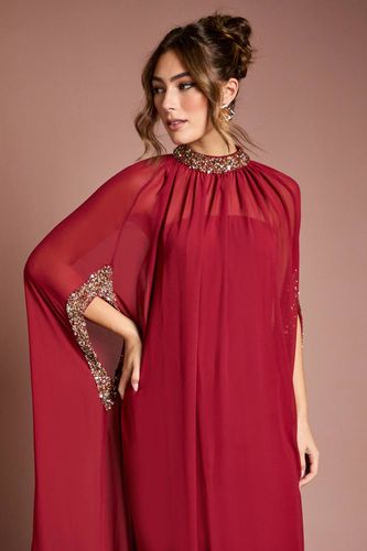 Robe Cape en Mousseline Muse | Taille 38 - Coast - Modalova