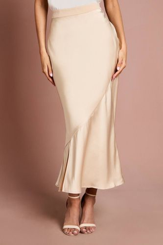 Jupe Ajustée à Détails Satinés | Taille 46 - Coast - Modalova