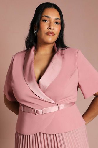 Robe Cache-cœur 2 En 1 Grande Taille Avec Jupe Plissée | Taille 48 - Coast - Modalova