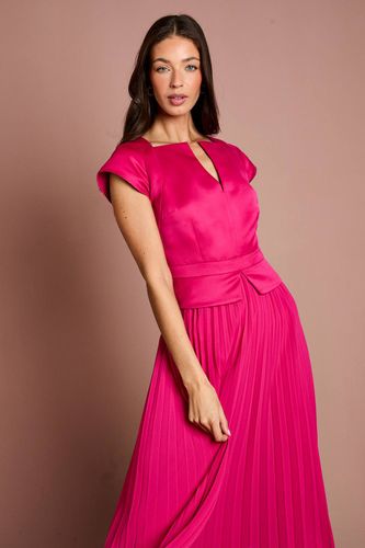 Robe Midi Plissée À Manches Courtes Pour Invitée De Mariage | Taille 46 - Coast - Modalova