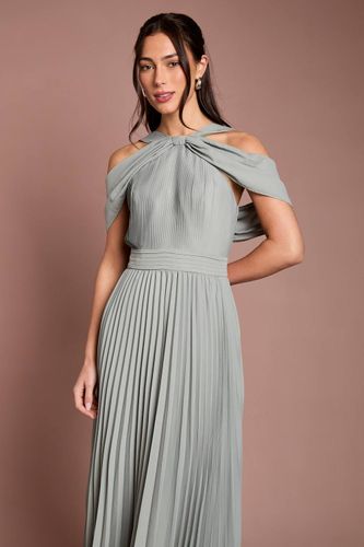 Robe De Demoiselle D'honneur Plissée À Épaules Dénudées | Taille 46 - Coast - Modalova