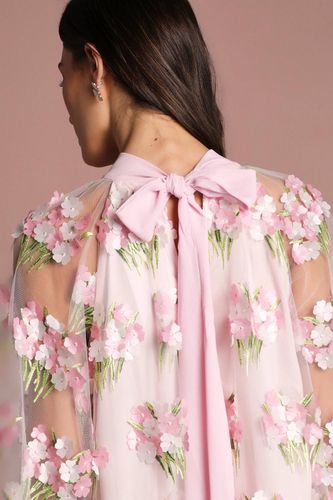 Robe Droite En Mesh Brodé Muse | Taille 40 - Coast - Modalova
