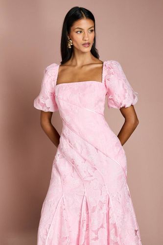 Robe Mi-Longue Jacquard à Panneaux Petite | Taille 40 - Coast - Modalova