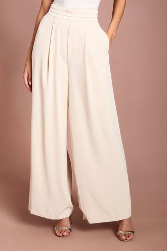 Pantalon Large En Satin À Taille Plissée | Taille 46 - Coast - Modalova