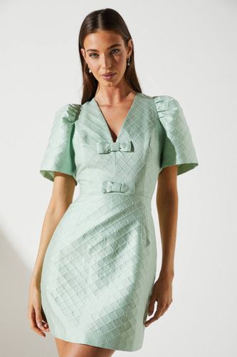Robe Courte Jacquard À Nœud | Taille 46 - Coast - Modalova