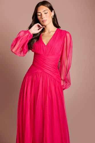Robe Mi-longue En Maille Plissée | Taille 46 - Coast - Modalova