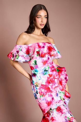 Robe Scuba À Imprimé Floral Placé | Taille 44 - Coast - Modalova