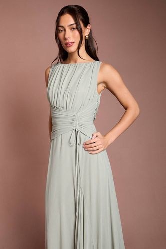 Robe De Demoiselle D'honneur En Mesh Doux Avec Taille Cintrée | Taille 46 - Coast - Modalova