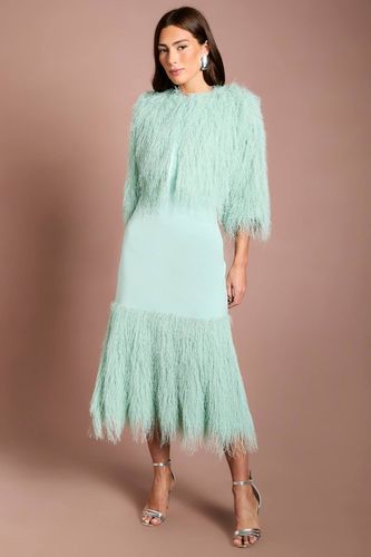 Robe Midi Muse Sans Manches À Franges En Bandage | Taille 44 - Coast - Modalova