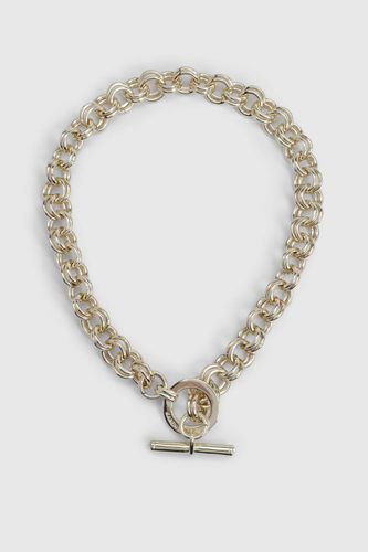 Collier Chaîne à Barre et Anneau Cristal - KarenMillen - Modalova
