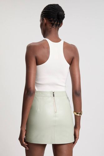Mini-jupe en Cuir | Taille 16 - KarenMillen - Modalova