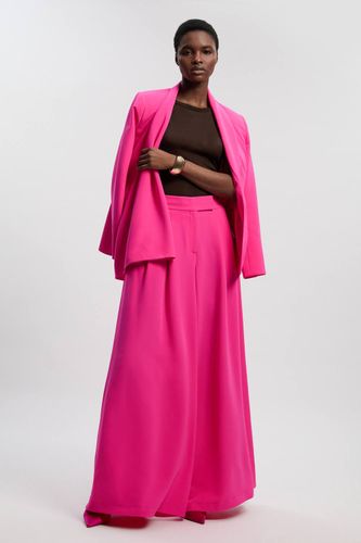 Pantalon Tailleur Large À Jambes Évasées | Taille 12 - KarenMillen - Modalova