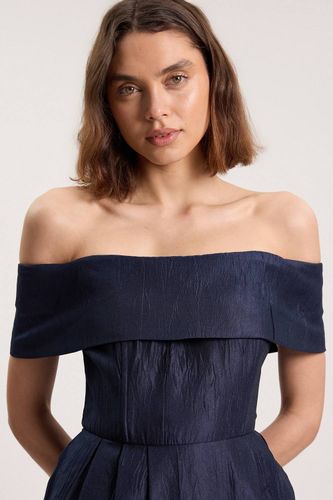 Robe Midi Bustier En Sergé Texturé Ajusté | Taille 16 - KarenMillen - Modalova