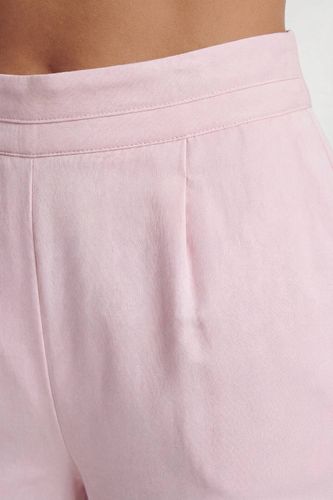 Pantalon Ample En Satin Martelé Tissé | Taille 16 - KarenMillen - Modalova