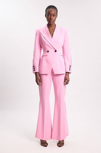 Blazer Tailleur Cintré Taille Sculptée En Tissu Stretch Compact | Taille 16 - KarenMillen - Modalova