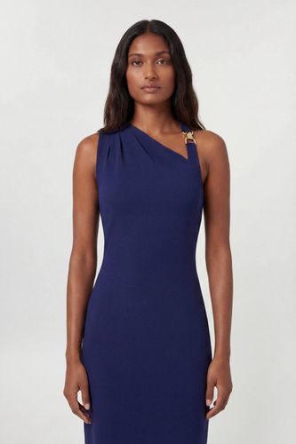 Robe Longue Ajustée En Tissu Stretch Compact Avec Détails De Finition | Taille 16 - KarenMillen - Modalova