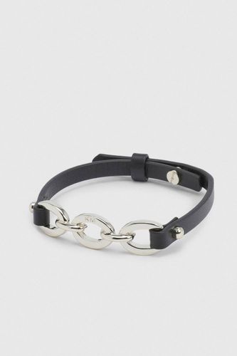 Bracelet en Cuir à Maillons Chaîne - KarenMillen - Modalova