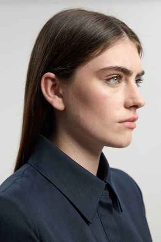 Robe Mi-Longue en Lin Taillée avec Pinces à la Taille | Taille 16 - KarenMillen - Modalova