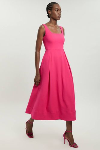 Robe Midi Ajustée À Jupe Ample | Taille 18 - KarenMillen - Modalova