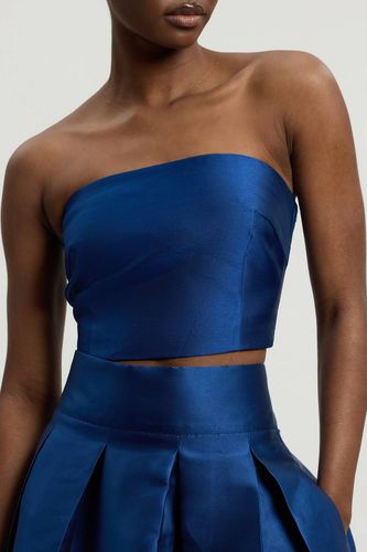 Haut Bustier En Sergé De Satin Tissé | Taille 18 - KarenMillen - Modalova