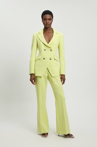 Blazer Croisé En Tissu Stretch Compact | Taille 18 - KarenMillen - Modalova