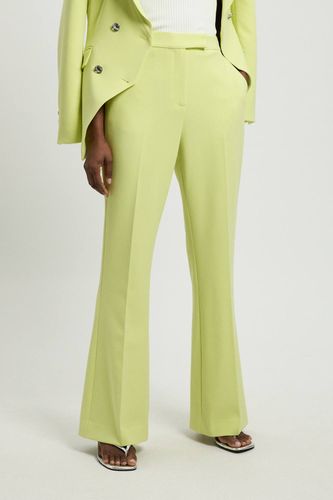 Pantalon Évasé Ajusté En Tissu Stretch Compact | Taille 18 - KarenMillen - Modalova