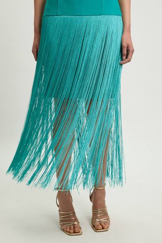 Robe Tricotée Ajustée À Bretelles Avec Ourlet À Franges Pour Petite Taille | Taille 16 - KarenMillen - Modalova
