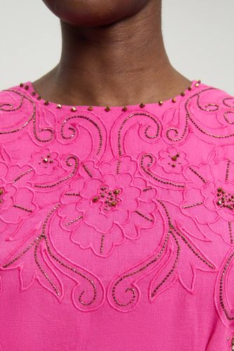 Robe Mini À Franges Et Perles | Taille 16 - KarenMillen - Modalova