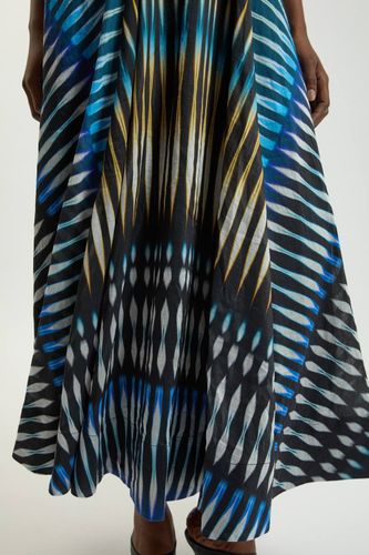 Robe Midi Tissée À Rayures Et Bretelles Fines | Taille 18 - KarenMillen - Modalova