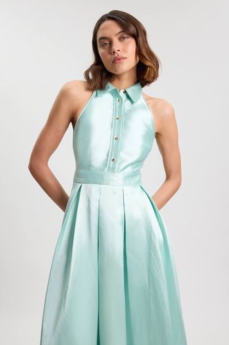 Robe Maxi Col Twill Petite | Taille 12 - KarenMillen - Modalova