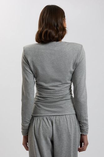 Haut En Jersey De Viscose À Épaules Structurées | Taille Medium - KarenMillen - Modalova