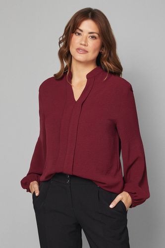 Blouse Tissée Sans Col | Taille 48 - Wallis - Modalova