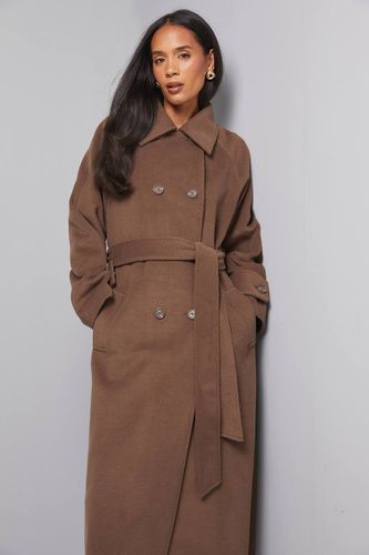 Manteau Long Croisé Maxi | Taille 46 - Wallis - Modalova