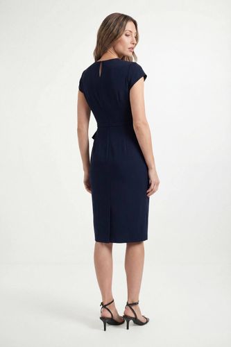 Robe Midi Plissée À Volants En Crêpe Petite | Taille 48 - Wallis - Modalova