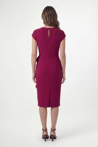 Robe Midi Plissée À Volants En Crêpe Petite | Taille 48 - Wallis - Modalova