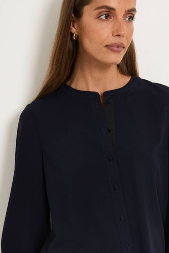 Chemisier Boutonné À Rayures Contrastées | Taille 48 - Wallis - Modalova