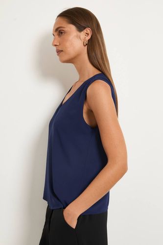 Débardeur Uni à Col V | Taille 48 - Wallis - Modalova