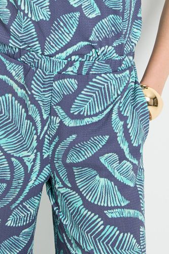 Jupe-culotte Ample En Jersey À Motif Palmier | Taille 48 - Wallis - Modalova