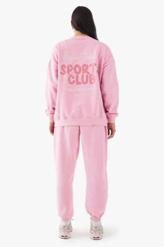 Sports Bubble Slogan Joggeur Oversize | Taille XS - DSGN Studio - Modalova
