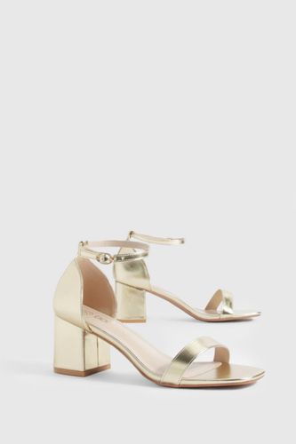 Talons bas métalliques à peine visibles | Taille 41 - boohoo - Modalova