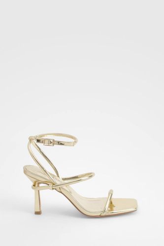 Escarpins à brides métalliques rembourrés | Taille 41 - boohoo - Modalova