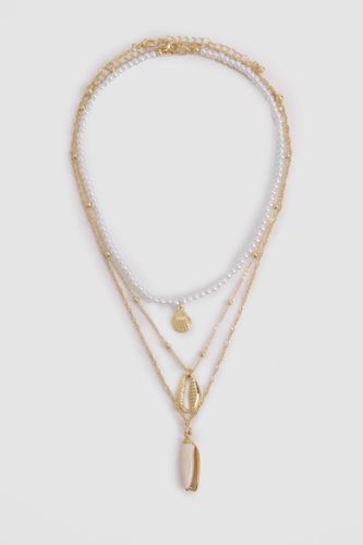 Lot De 3 Colliers Coquillages - boohoo - Modalova