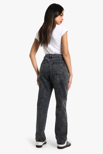 Basics Jeans Droit Déchiré au Genou | Taille 12/32L - boohoo - Modalova