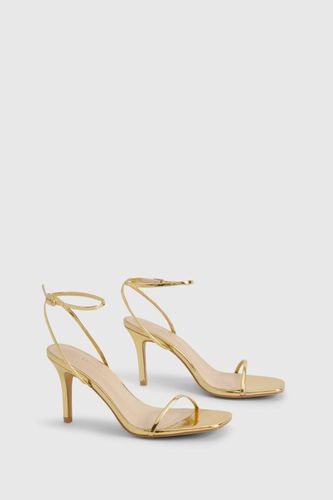 Talons aiguilles bas métalliques, à ajustement large et presque invisibles | Taille 41 - boohoo - Modalova