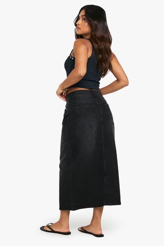 Jupe Midi En Denim Petite | Taille 36 - boohoo - Modalova